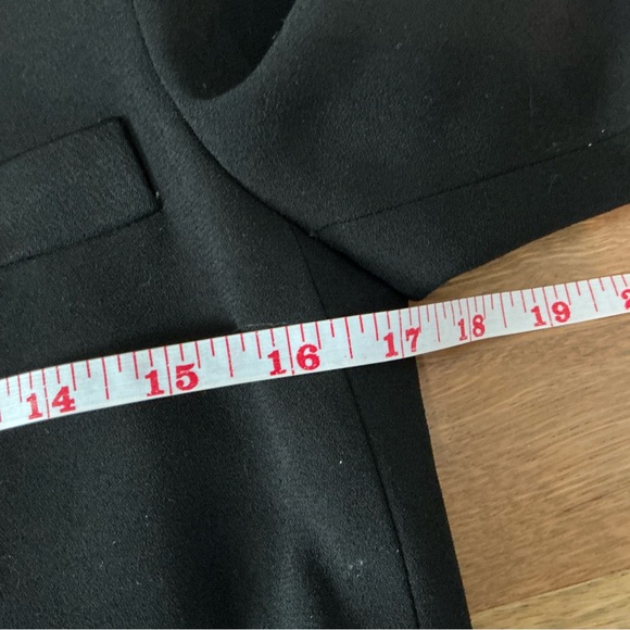 Alice + Olivia Jace Shawl Collar Oversized Fitted Blazer Size XS Black - Picture 7 of 14